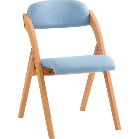 SoBuy Klapstol med hynde - Blå FST92-BL (47.5x59x77cm)