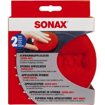 SONAX Applicator Pad 2-pak rød