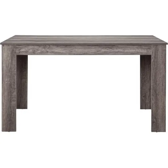 [en.casa]® Spisebord Nora - 140x90x77cm - Mørkebrun Eg