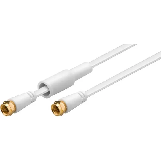 Goobay Fladt SAT-antennekabel 80 dB, dobbelt afskærmet, vejrbeskyttet