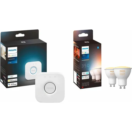 Philips Hue White Ambiance GU10 LED-pakke inkl. Bridge