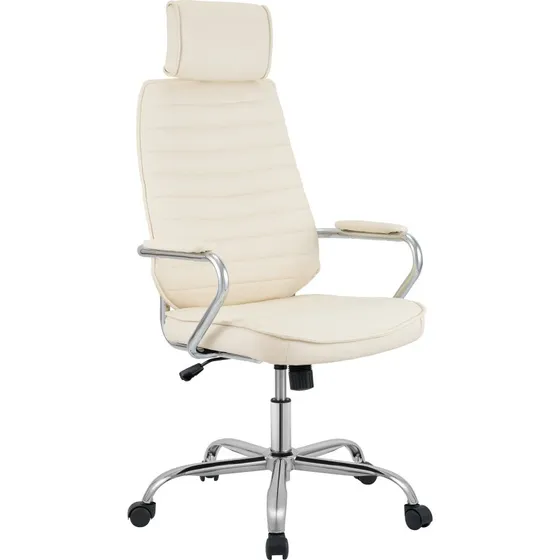 Rako Ergonomisk Kontorstol i Kunstlæder med Nakkestøtte