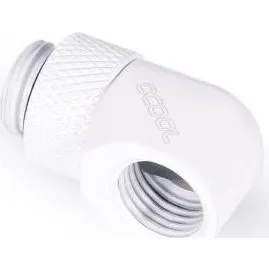Alphacool 17485 Eiszapfen 90° Vinkeladapter, Hvid Messing