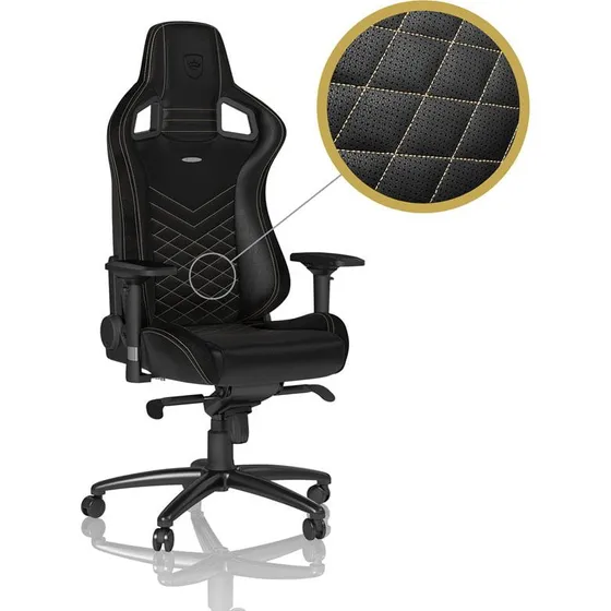 Noblechairs EPIC Sort/Guld Gamingstol