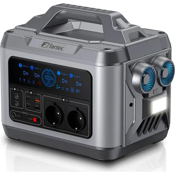 Fantec PGS-1200 Powerstation med Solargenerator