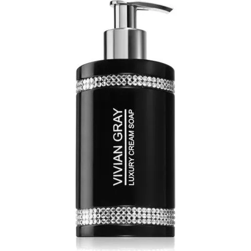 Vivian Gray Black Crystals Luxury Cream Soap - 250ml