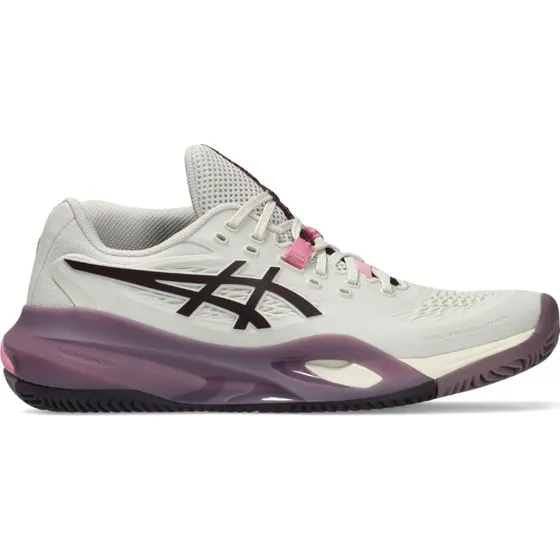 Asics Gel-Resolution X Clay Women - Soft Oat/Dark Aubergine