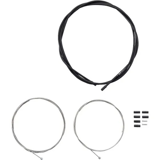 Shimano Gearkabel sæt 1700 mm til Road - Sort
