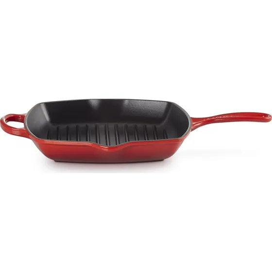 Le Creuset Square Grillpande 26x26 cm cerise
