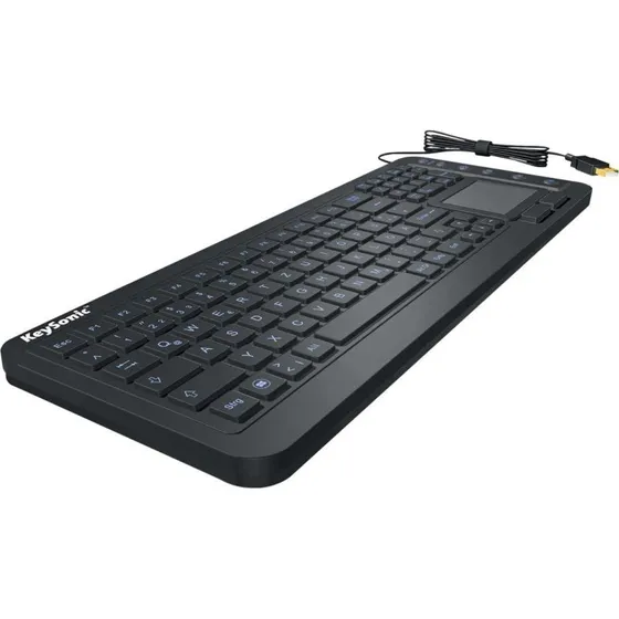 KeySonic KSK-6231 INEL Industritastatur QWERTZ Sort