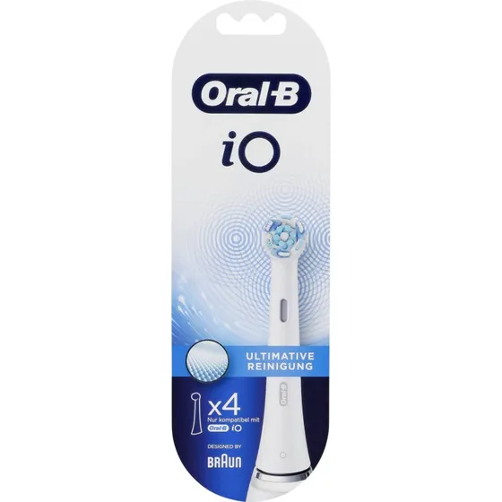 Oral-B iO Ultimate Clean børstehoveder - Hvid - 4-pack