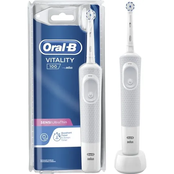 Oral-B Vitality 100 Ultrathin Elektrisk Tandbørste - Hvid