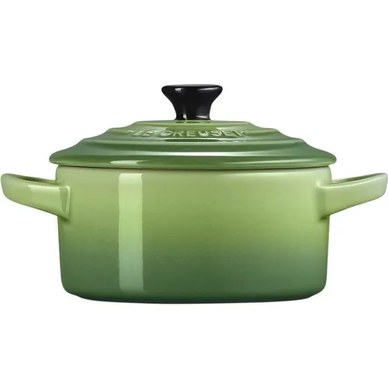Le Creuset Mini Gryde 10 cm, 250 ml – Bamboo Green