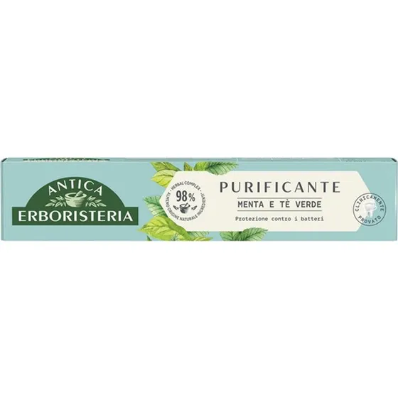 Antica Erboristeria Rensende Tandpasta med Mynte og Grøn Te 75 ml
