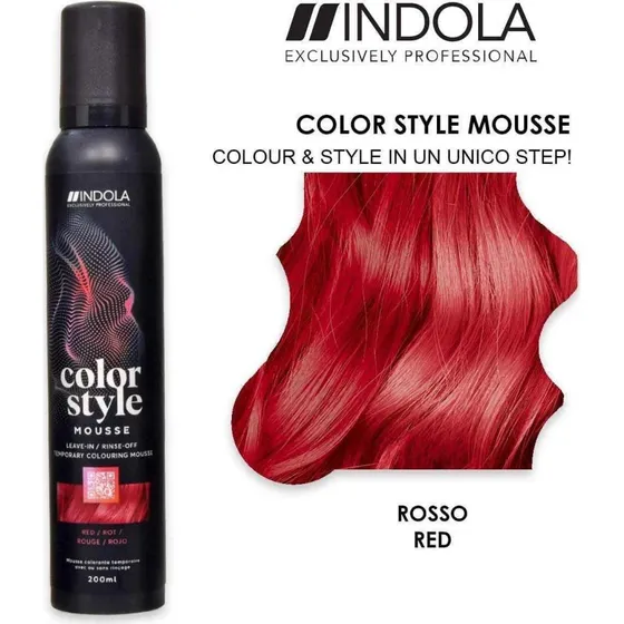 Indola CSM Rød Mousse 200 ml