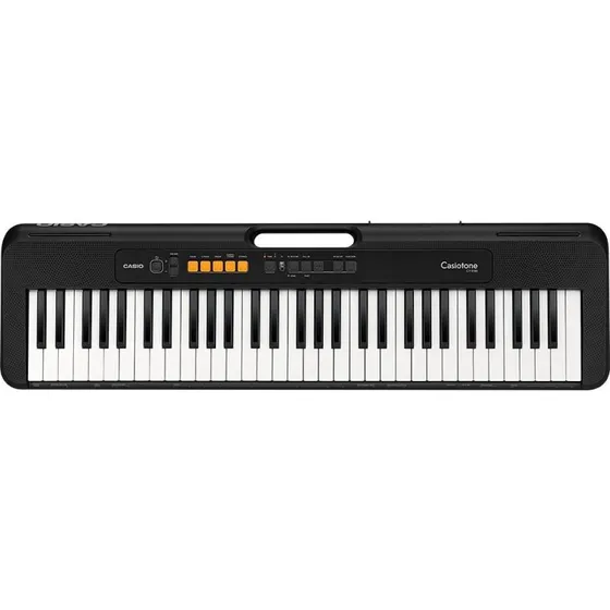 Casio CT-S100 Keyboard - 61 tangenter, sort/hvid