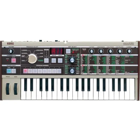 Korg microKORG Analog Synthesizer 37 tangenter - Grå