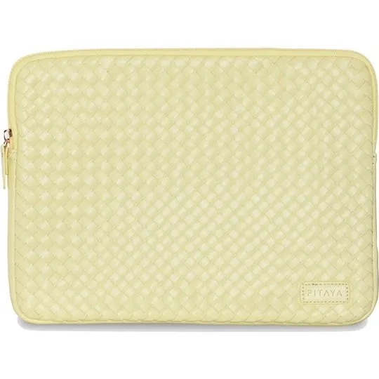 Pitaya Charlotte computersleeve 13" – light yellow
