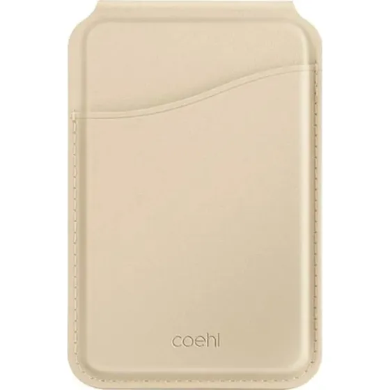 Uniq Coehl Esme magnetisk kortholder med spejl – Beige