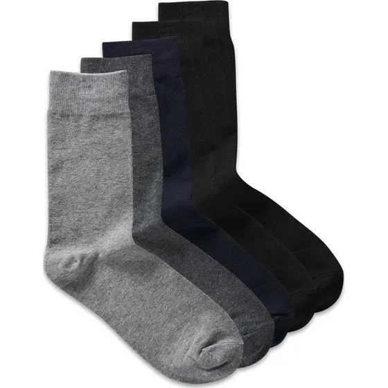 Jack & Jones Jens strømper i bomuld, 5-pak, mix