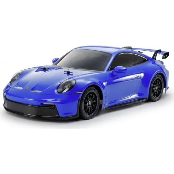 Tamiya Porsche 911 GT3 (992) TT-02 1:10 RC-kitsæt, blå