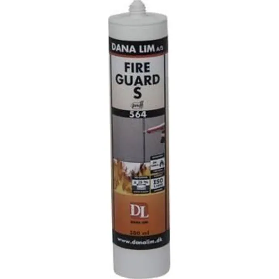 Dana Lim S564 Brandfugemasse, Grå, 300ml