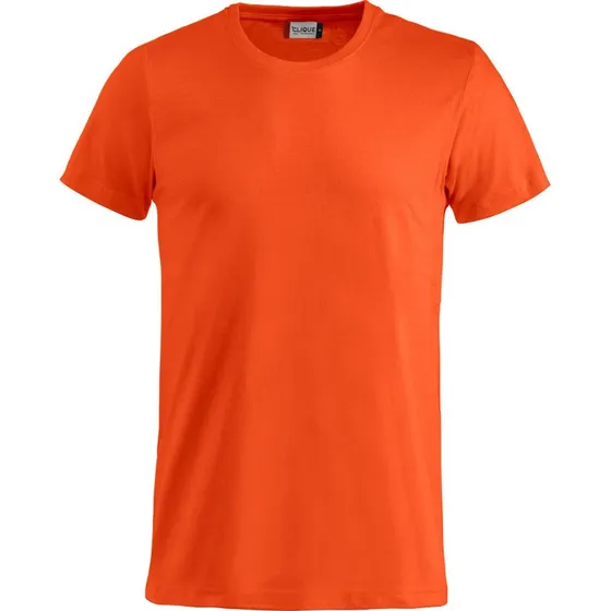 Clique Basic t-shirt, orange, str. L