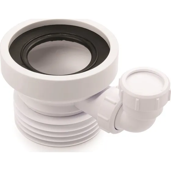 Purus Jafo Klosettilslutning, Ø110 mm, Ø40 mm indløb, hvid