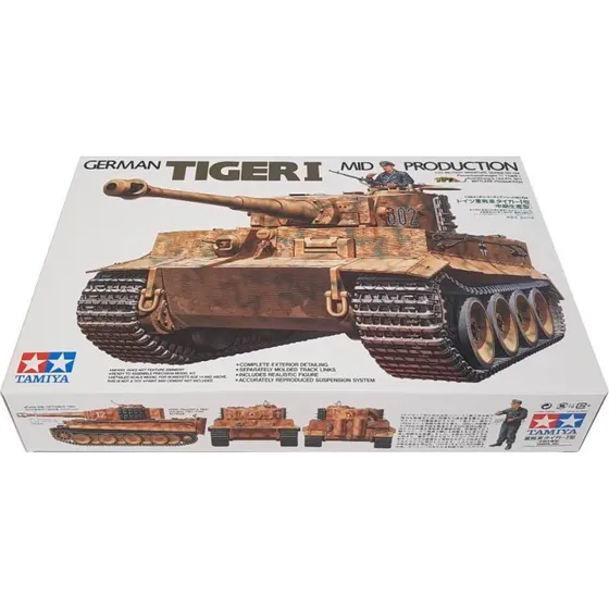 TAMIYA 1/35 German Tiger I – Mid Production (Otto Carius)