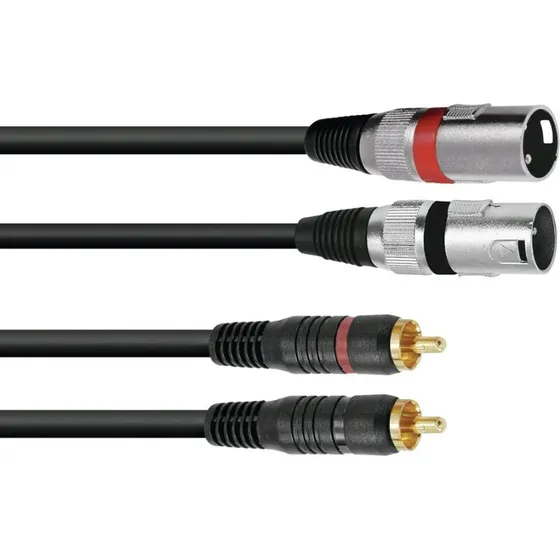 PAC PAC150 Dual XLR til Dual RCA-kabel