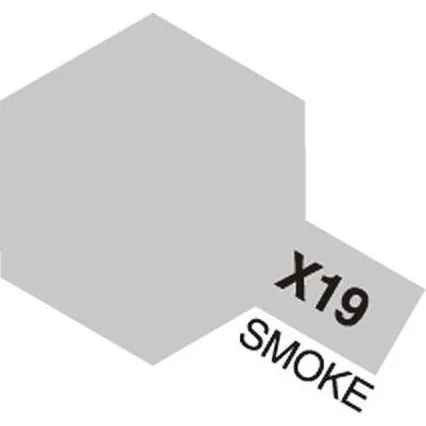 Tamiya X-19 Smoke blank akrylmaling 23 ml