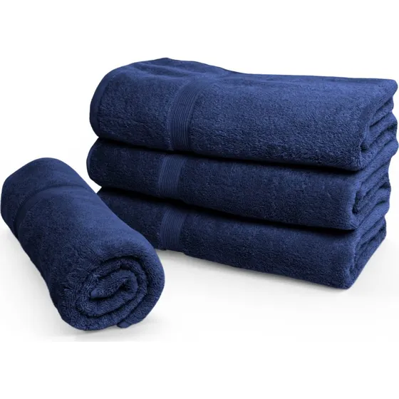 By Borg Økologisk Badehåndklæde 70x140 cm - Navy
