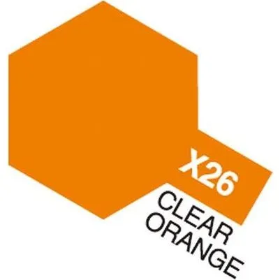 Tamiya Acrylic X-26 Clear Orange 10 ml
