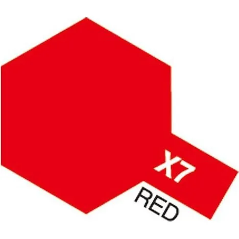 Tamiya Acrylic Mini X-7 Rød 10 ml