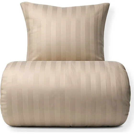 Nordstrand Home Bambussæt 200x220 cm - Sandfarvet Jacquard