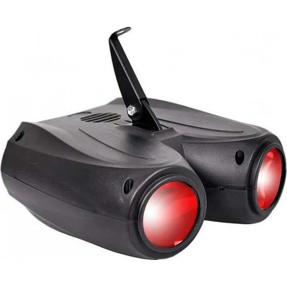 Light4Me AIRSHIP 2 LED-effektlys - Dobbelt Flower, Sort