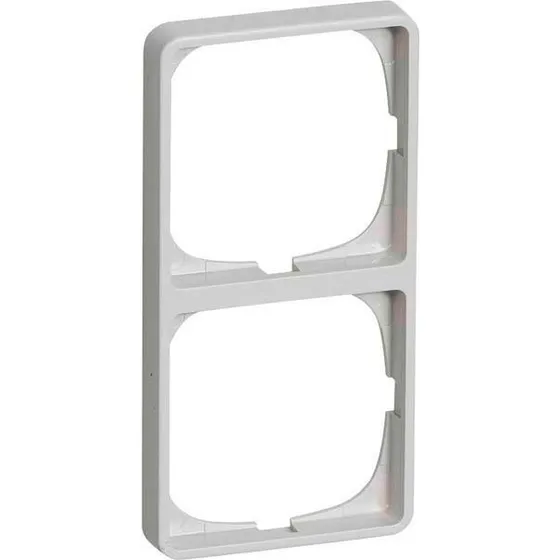 LK Fuga ramme Baseline 50 (2x1 Modul) Lysegrå