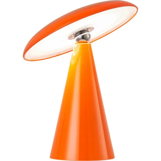 Leitmotiv Phoebe genopladelig LED-bordlampe, orange