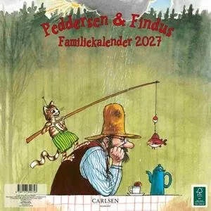 Peddersen & Findus - Familiekalender 2027 - Sven Nordqvist