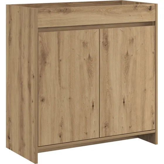vidaXL Badeværelse Under Vask Skab Artisan-eg 78,5 x 37,5 x 81 cm