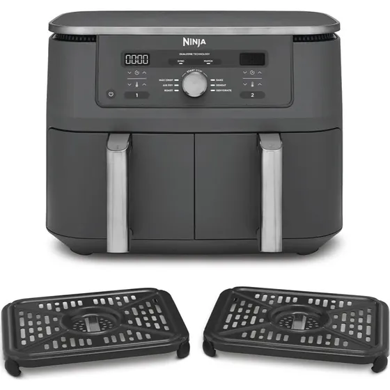 Ninja MAX 6-i-1 Dual Zone Airfryer 9,5L DZ400EU - Gunmetalgrå