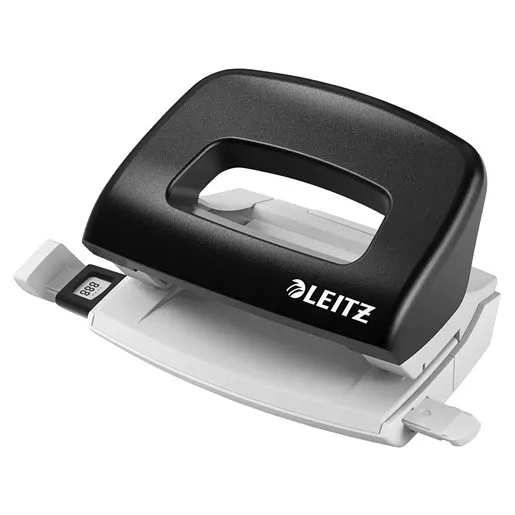 Leitz 5058 hulapparat 2-huls, sort — op til 10 ark