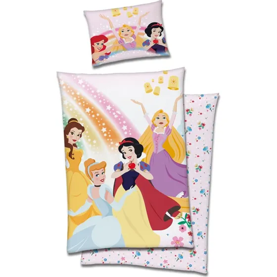 Disney Prinsesse Junior Sengetøj 100x140 cm - 100% Bomuld