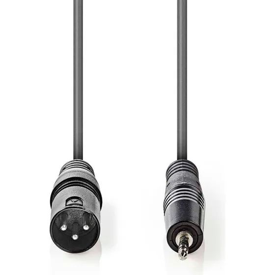 Nedis XLR til 3,5 mm adapterkabel 1,5 m (3-pin Han)