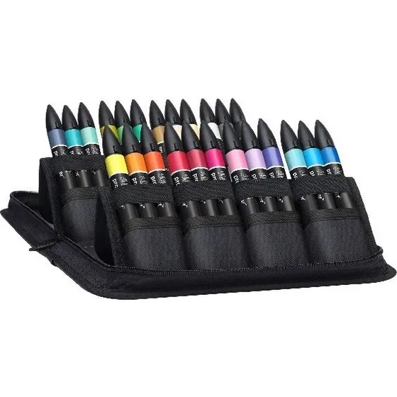 Winsor & Newton Promarker Art & Illustration 24 stk. med mappe