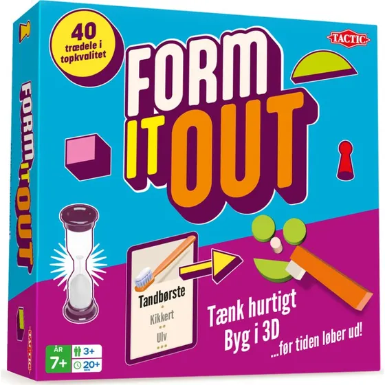 Tactic Form It Out! - Kreativt byggespil til hele familien