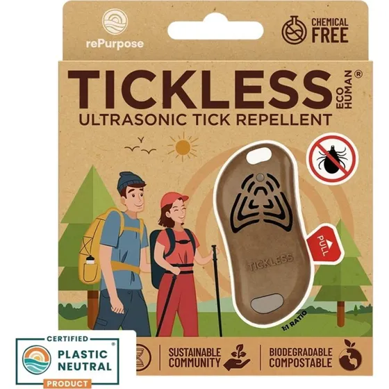 Tickless Eco Human Flåtbeskyttelse (2m) Brun