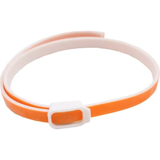 Vetcare Loppe- og flåthalsbånd til hunde, Orange, 60 cm