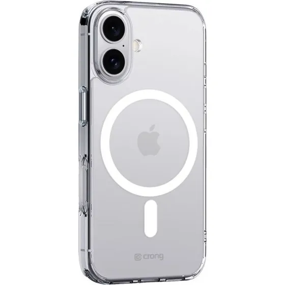 Crong Clear MAG Cover til iPhone 16 - Transparent MagSafe