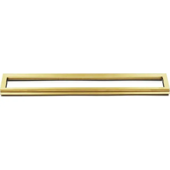 Unidrain HighLine Colour ramme, 700 mm, 12 mm, børstet messing